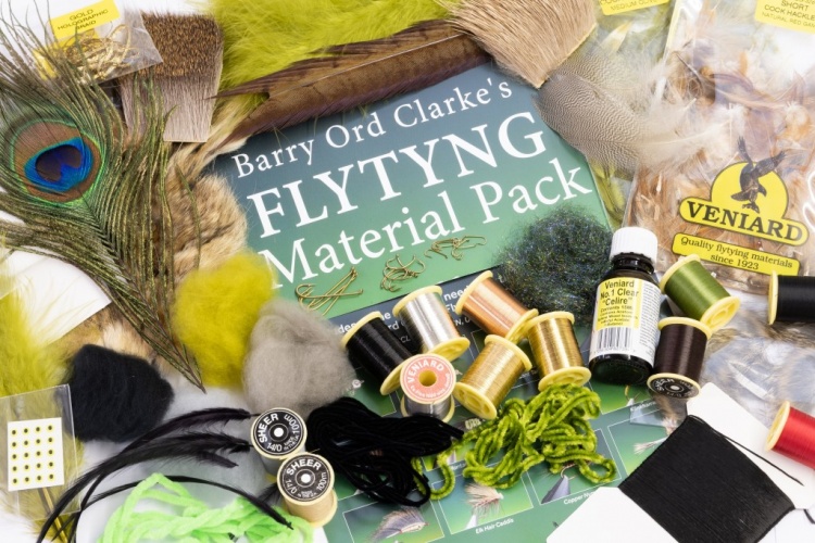 Barry Ord Clarke Fly Tying Material Pack For Beginners